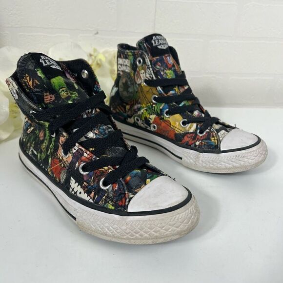 Converse Little Kids Justice League Super Hero Sneakers size 13 - Picture 1 of 11